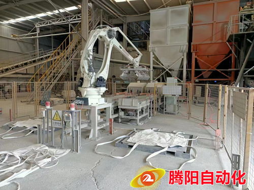 立柱機器人在建材行業(yè)風電專用灌漿料碼垛中的創(chuàng)新應用案例